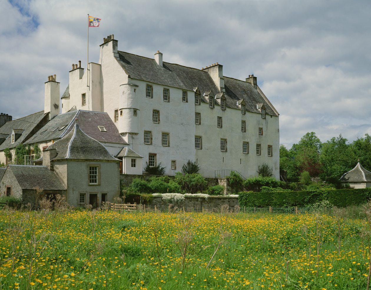 Widok na dom Traquair autorstwa Scottish School