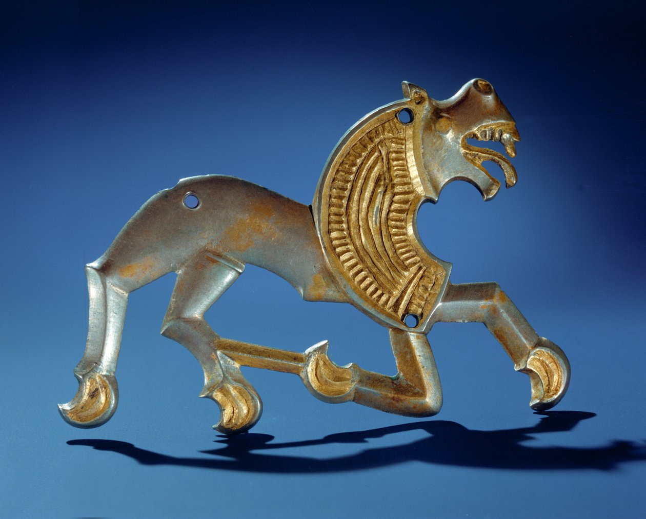 Lew, VI-VII w. p.n.e. (złocone srebro) autorstwa Scythian