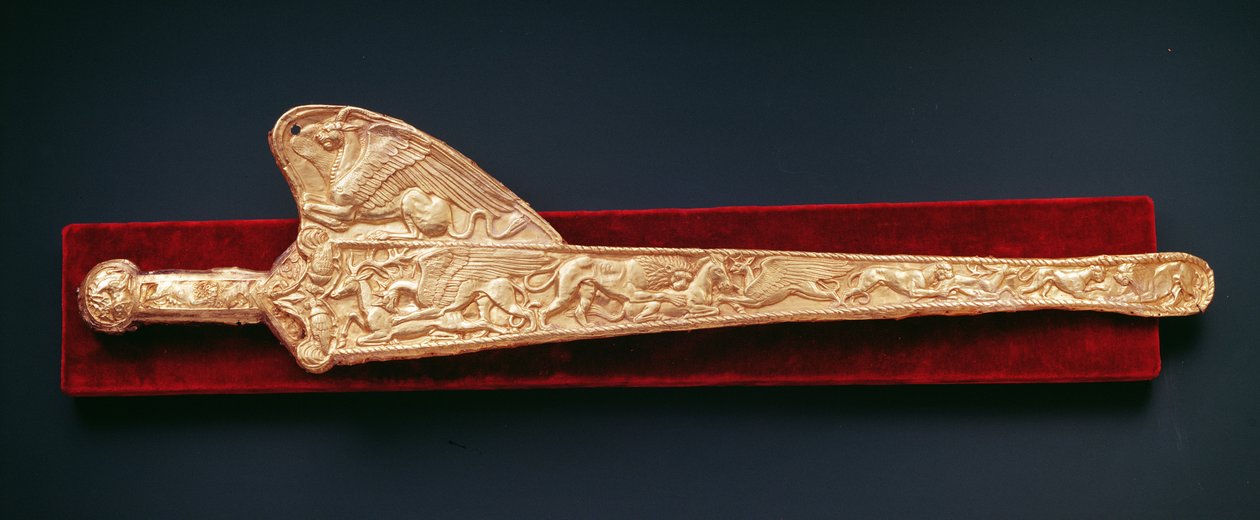 Pochwa z gryfem (złota) autorstwa Scythian