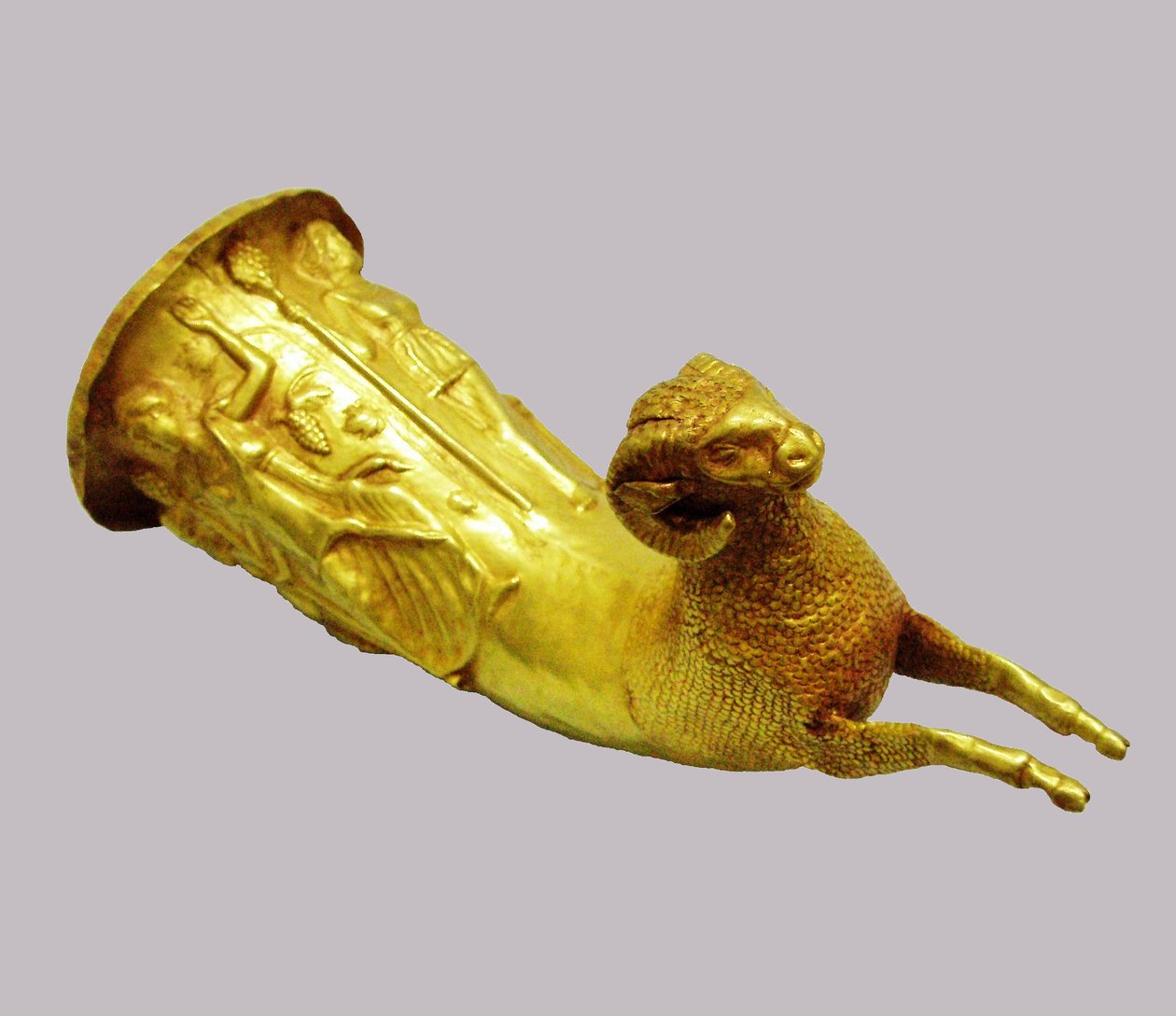 Róg do picia Rhyton, V-IV wiek pne autorstwa Scythian