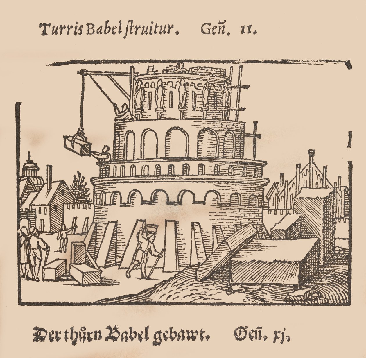 Historie biblijne, ilustrowane większością obrazów artystycznych Sebalda Behema Paintera ..., ca. 1540 autorstwa Sebald Beham