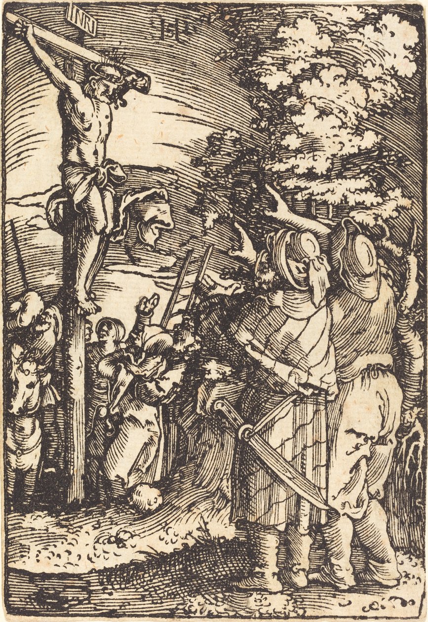 Chrystus na krzyżu autorstwa Sebald Beham