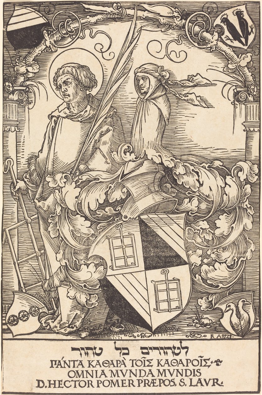 Herb Hectora Pomer autorstwa Sebald Beham