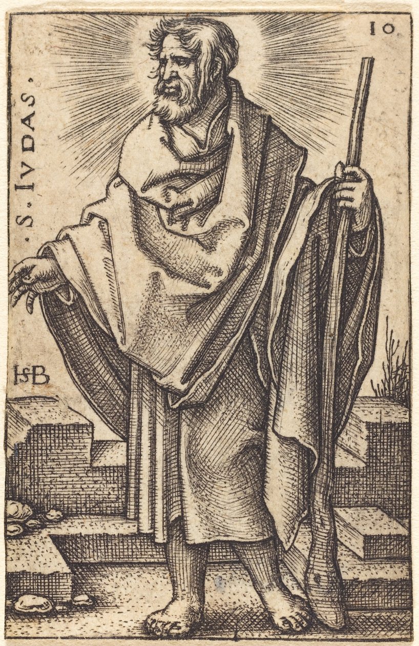 Judasz Tadeusz autorstwa Sebald Beham