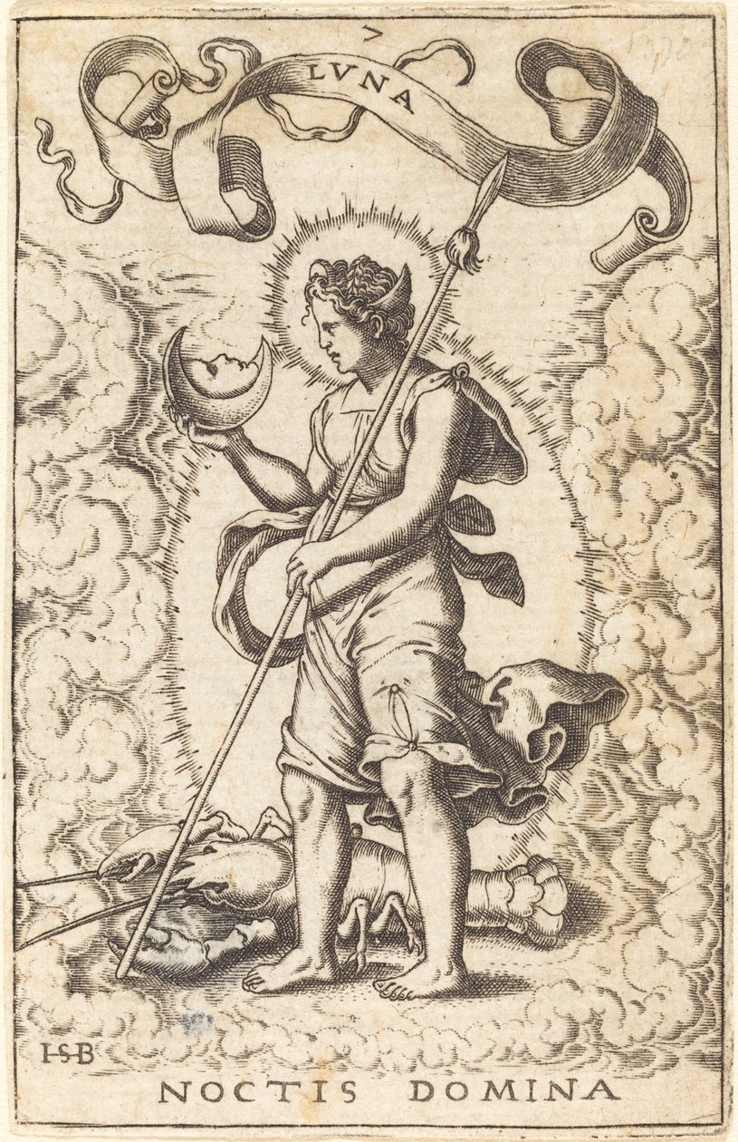 Luna autorstwa Sebald Beham