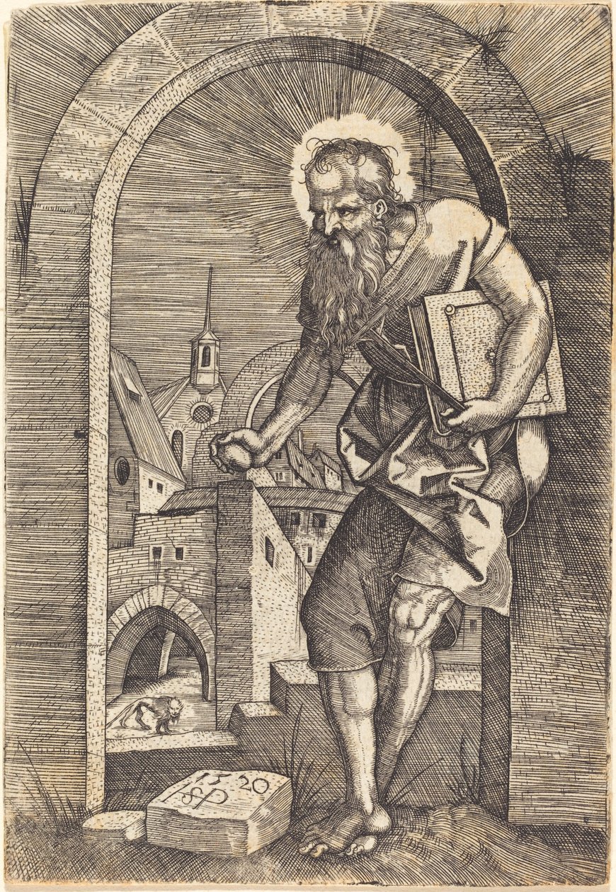 Święty Hieronim w Arch autorstwa Sebald Beham
