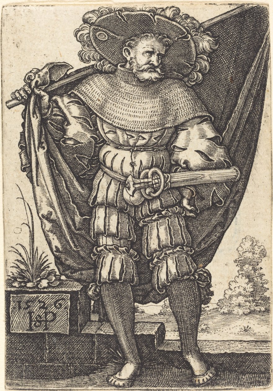 Standardowy okaziciel autorstwa Sebald Beham