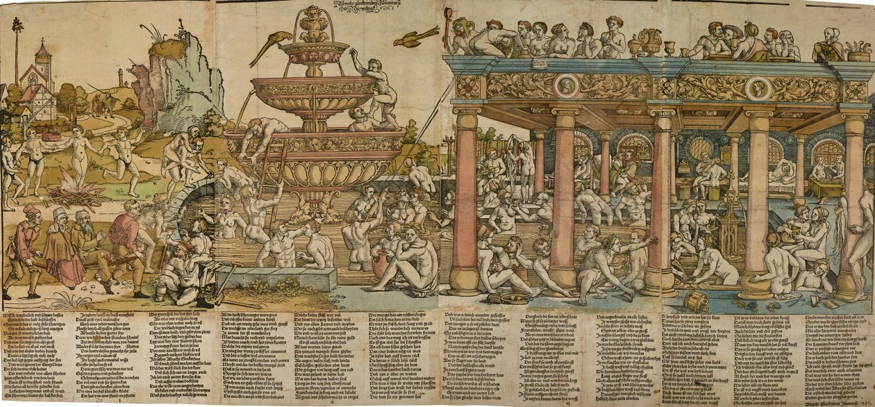 Fontanna młodości, 1531 autorstwa Sebald Beham