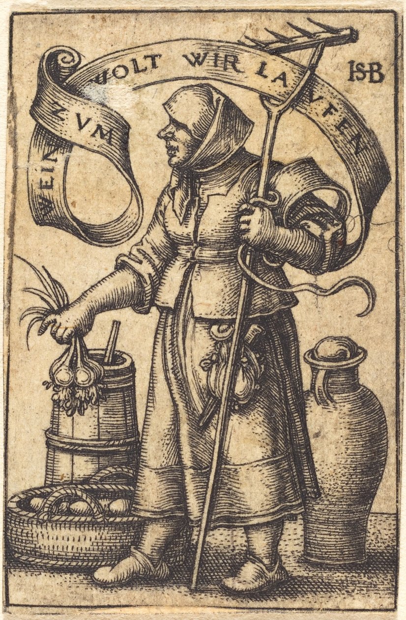 Kobieta z Rynku autorstwa Sebald Beham