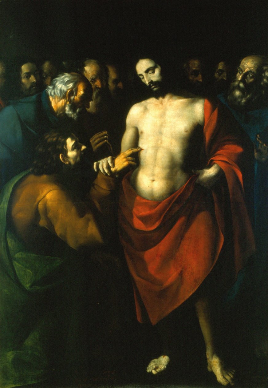 Wątpiący Tomasz autorstwa Sebastian Lopez de Arteaga