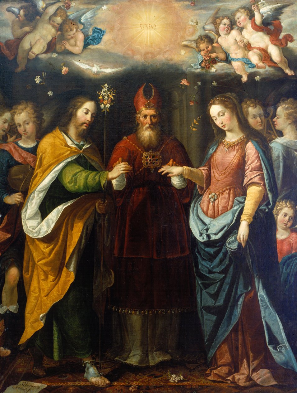 Zaręczyny Dziewicy autorstwa Sebastian Lopez de Arteaga