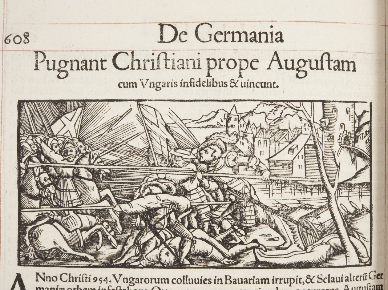 Kosmografia, Fol 608, 1544 autorstwa Sebastian Munster