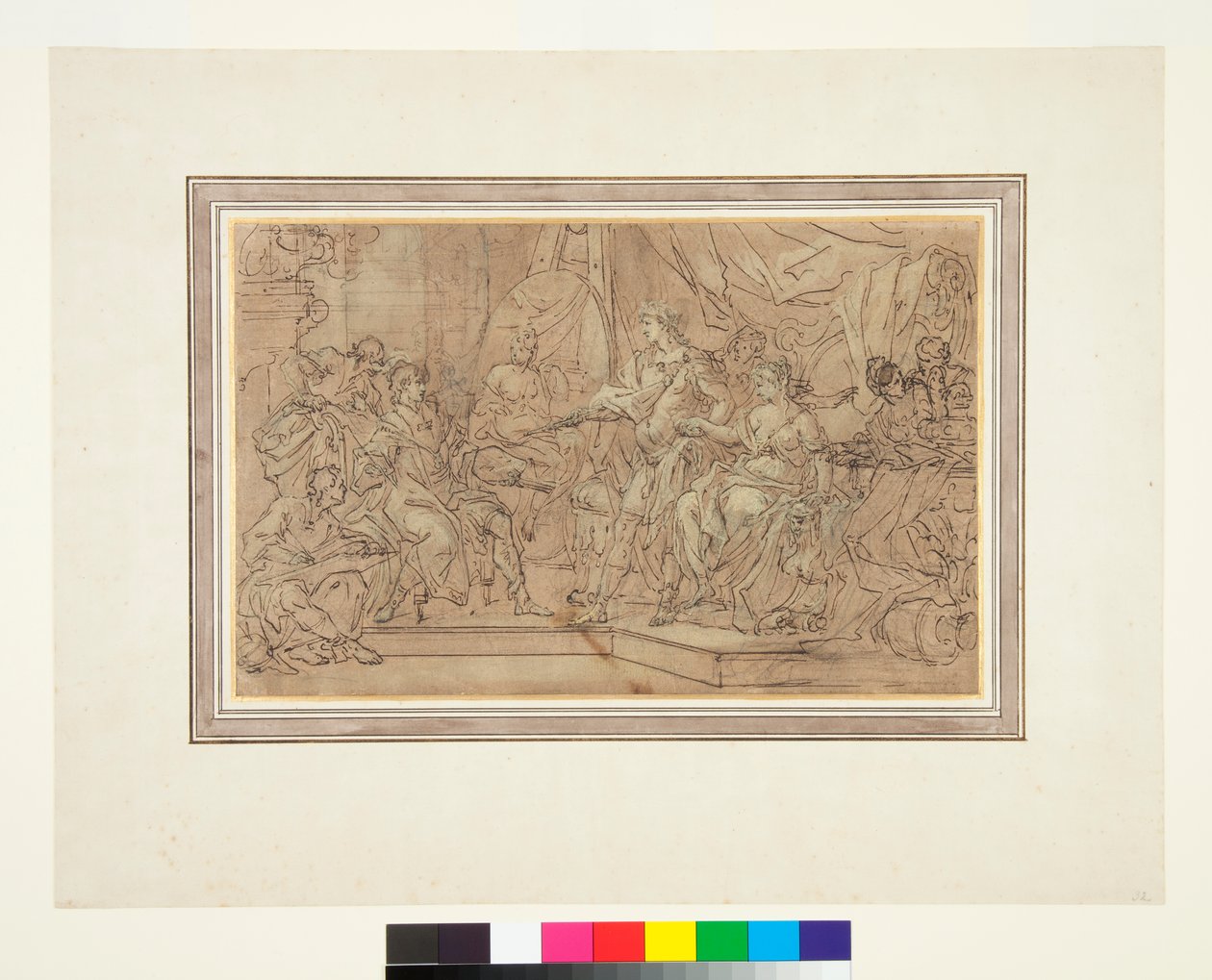Aleksander daje Campaspe Apellesowi ok. 1715 r. autorstwa Sebastiano Conca