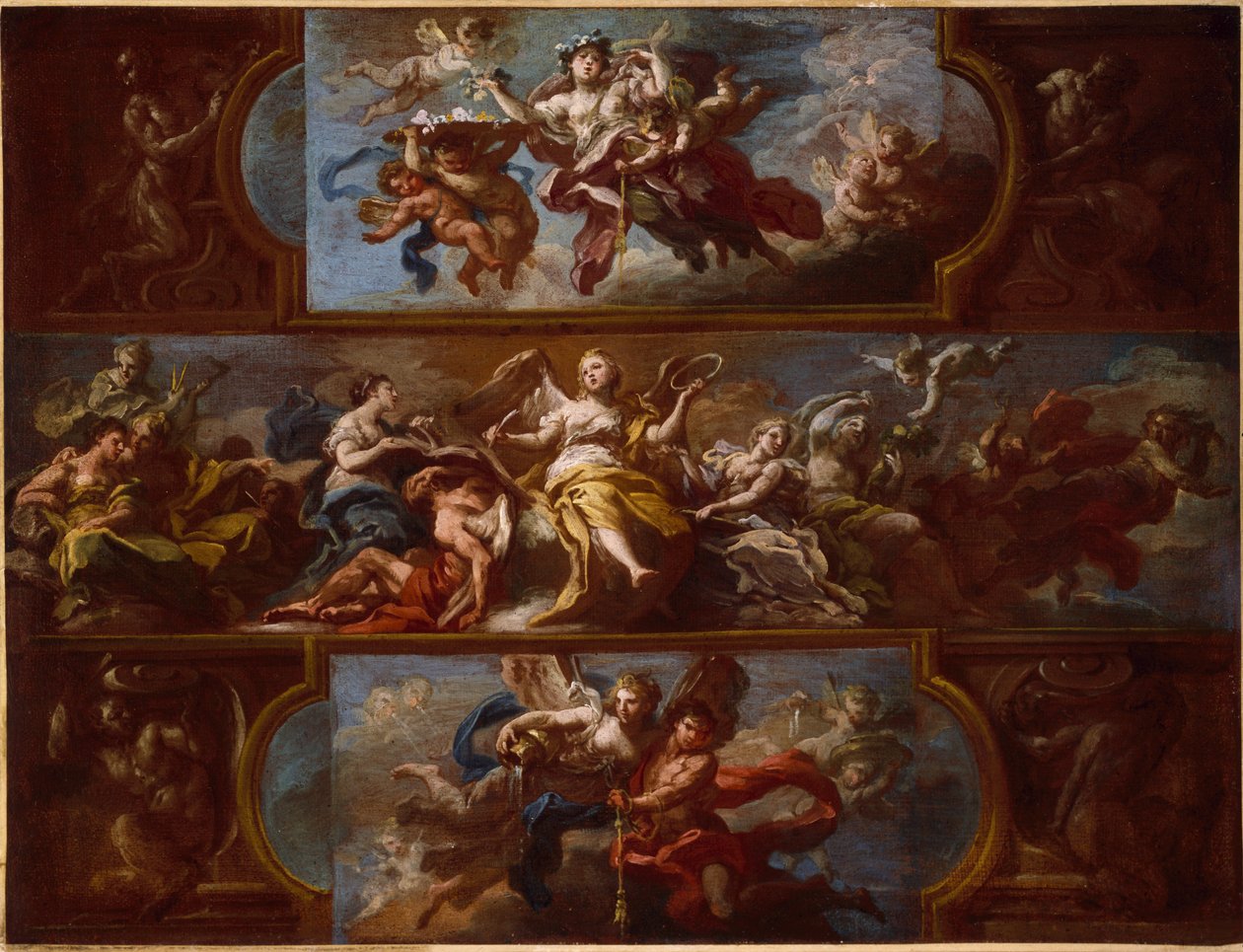 Alegoria, ok.1700 autorstwa Sebastiano Conca