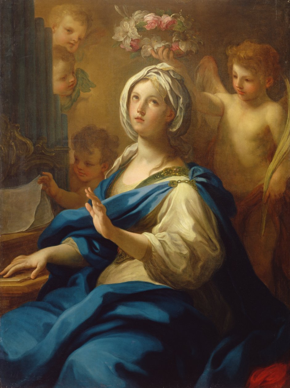 Św. Cecylia autorstwa Sebastiano Conca