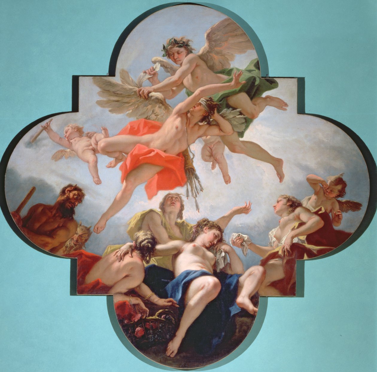 Kara Kupidyna autorstwa Sebastiano Ricci