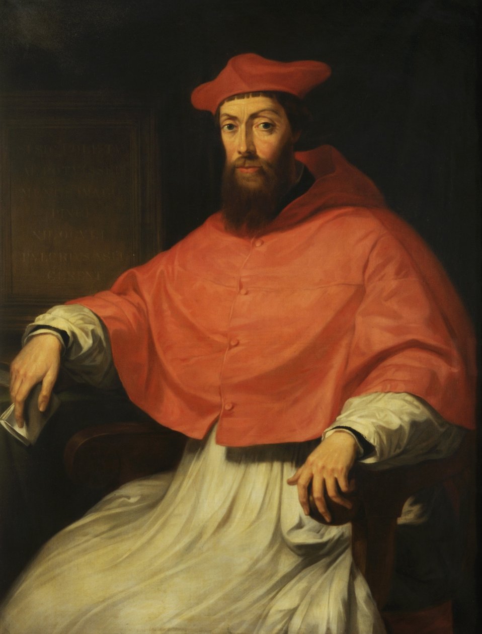 Kardynał Reginald Polak autorstwa Sebastiano del Piombo