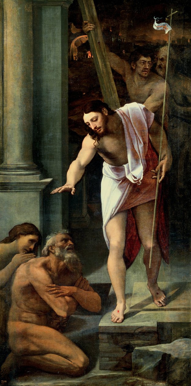 په لیمبو کې د مسیح نزول، ج. 1532 پولی autorstwa Sebastiano del Piombo