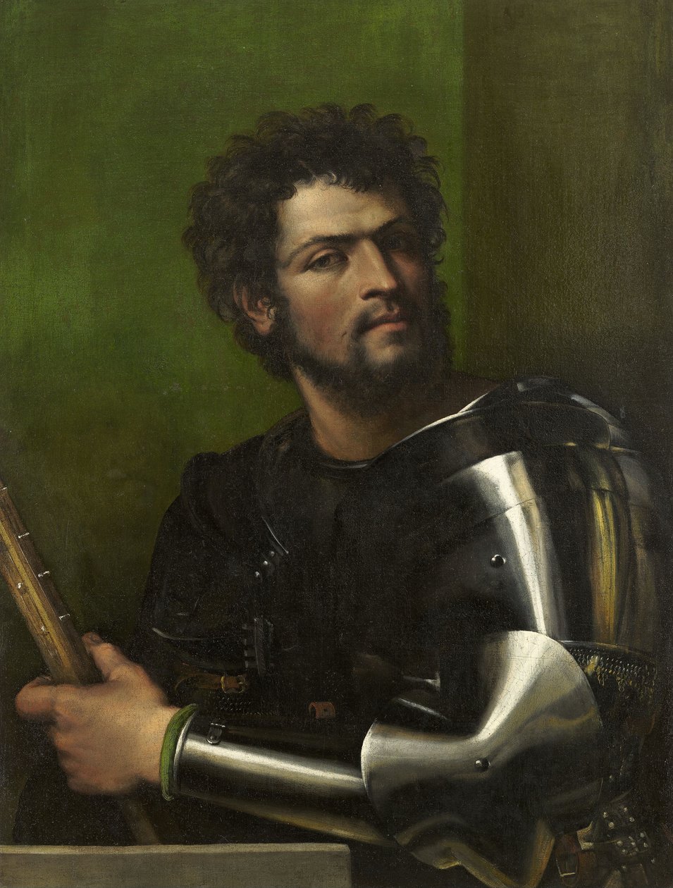 Portret mężczyzny w zbroi autorstwa Sebastiano del Piombo