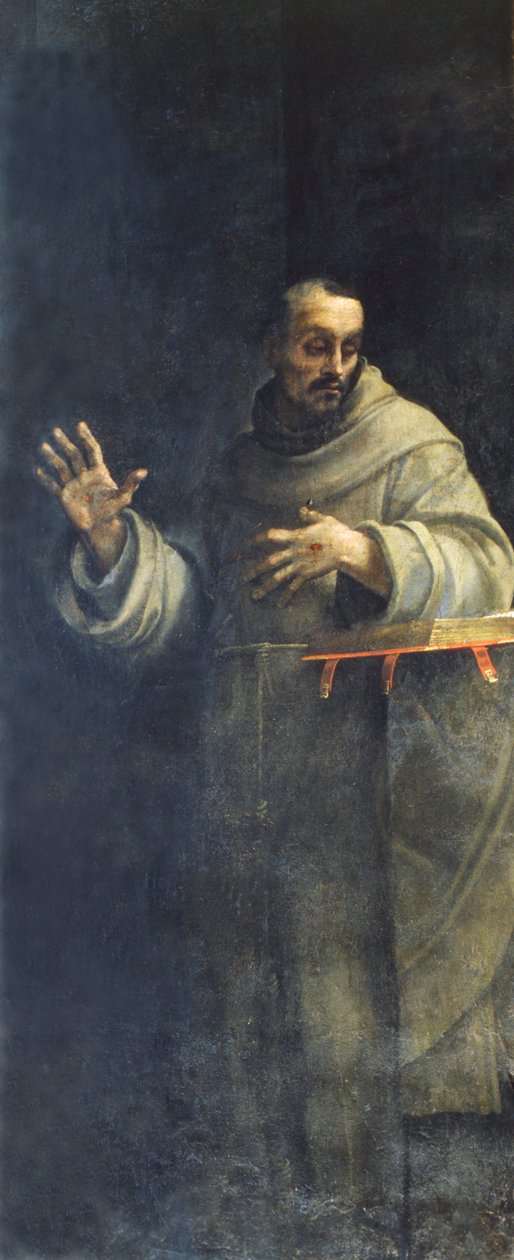 Św. Franciszek z Asyżu, ok. 1510-20s autorstwa Sebastiano del Piombo