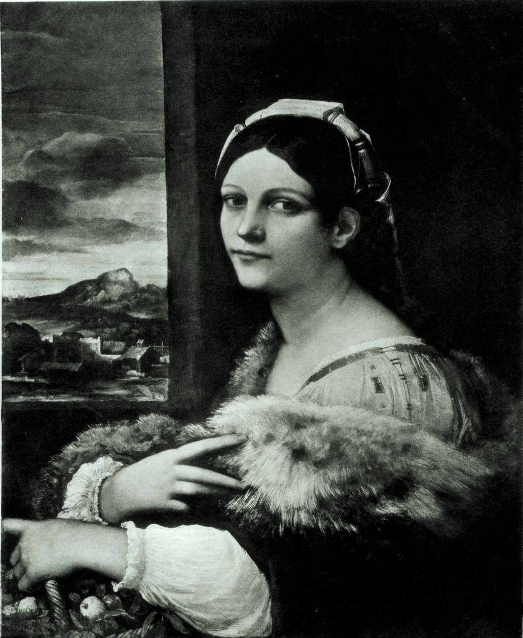 Młoda dziewczyna lub św. Dorota autorstwa Sebastiano del Piombo