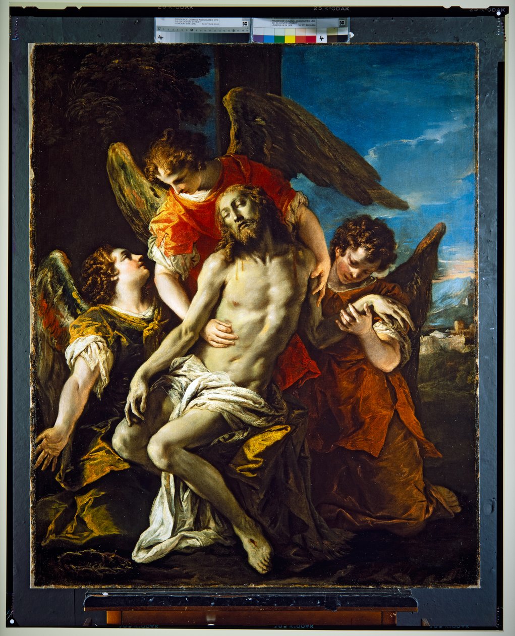 Pieta, niedatowane (olej na płótnie) autorstwa Sebastiano (attr. to) Ricci