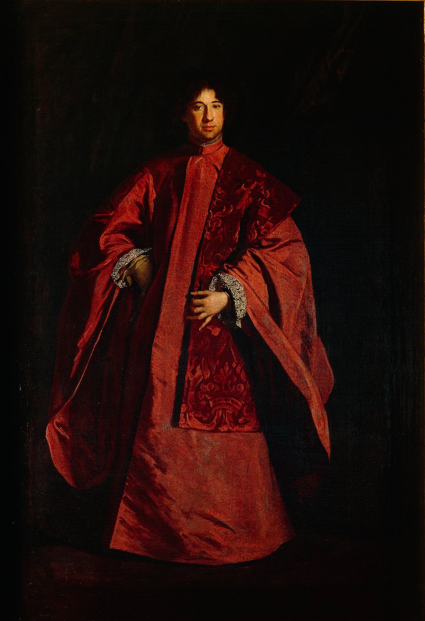 Portret prokuratora Gerolamo Queriniego Stampalii – Sebastiano Bombelli (1635-1719), olej na płótnie autorstwa Sebastiano Bombelli