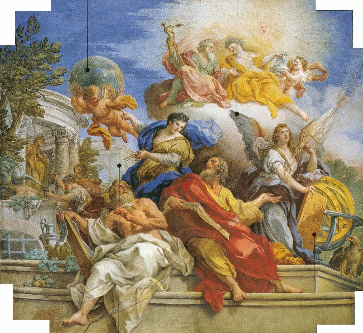 Alegoria nauki autorstwa Sebastiano Conca