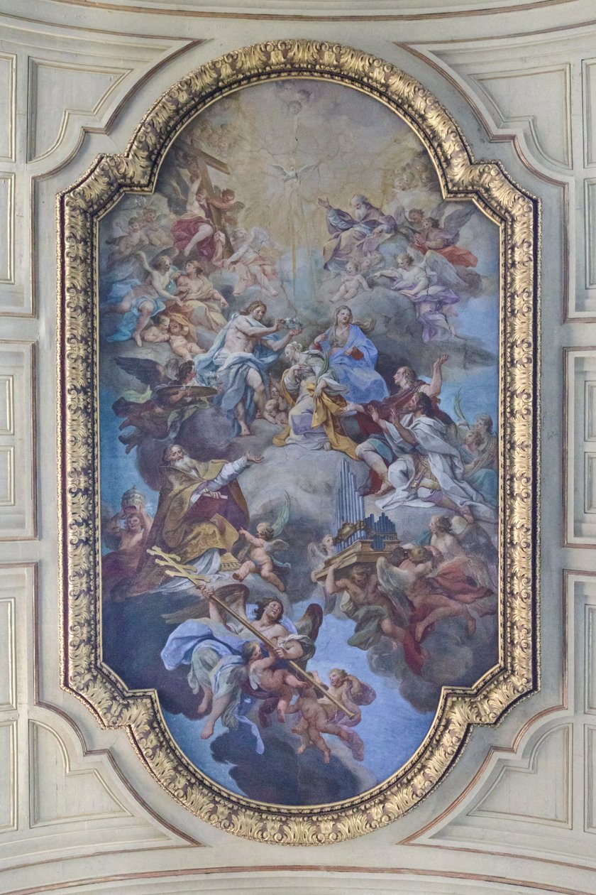 Apoteoza Świętej Cecylii autorstwa Sebastiano Conca