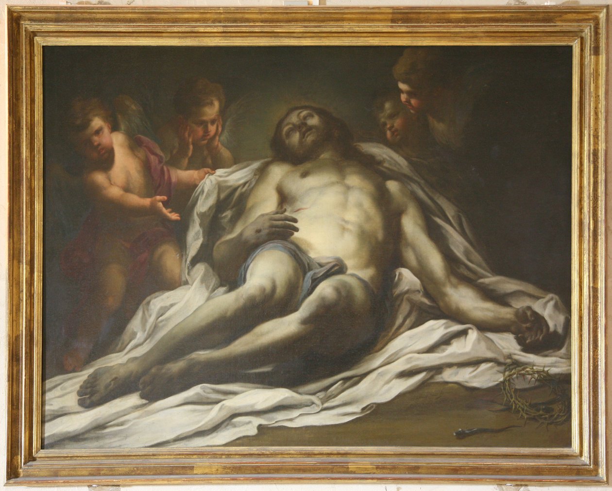 Francuski:  Le Christ mort autorstwa Sebastiano Conca