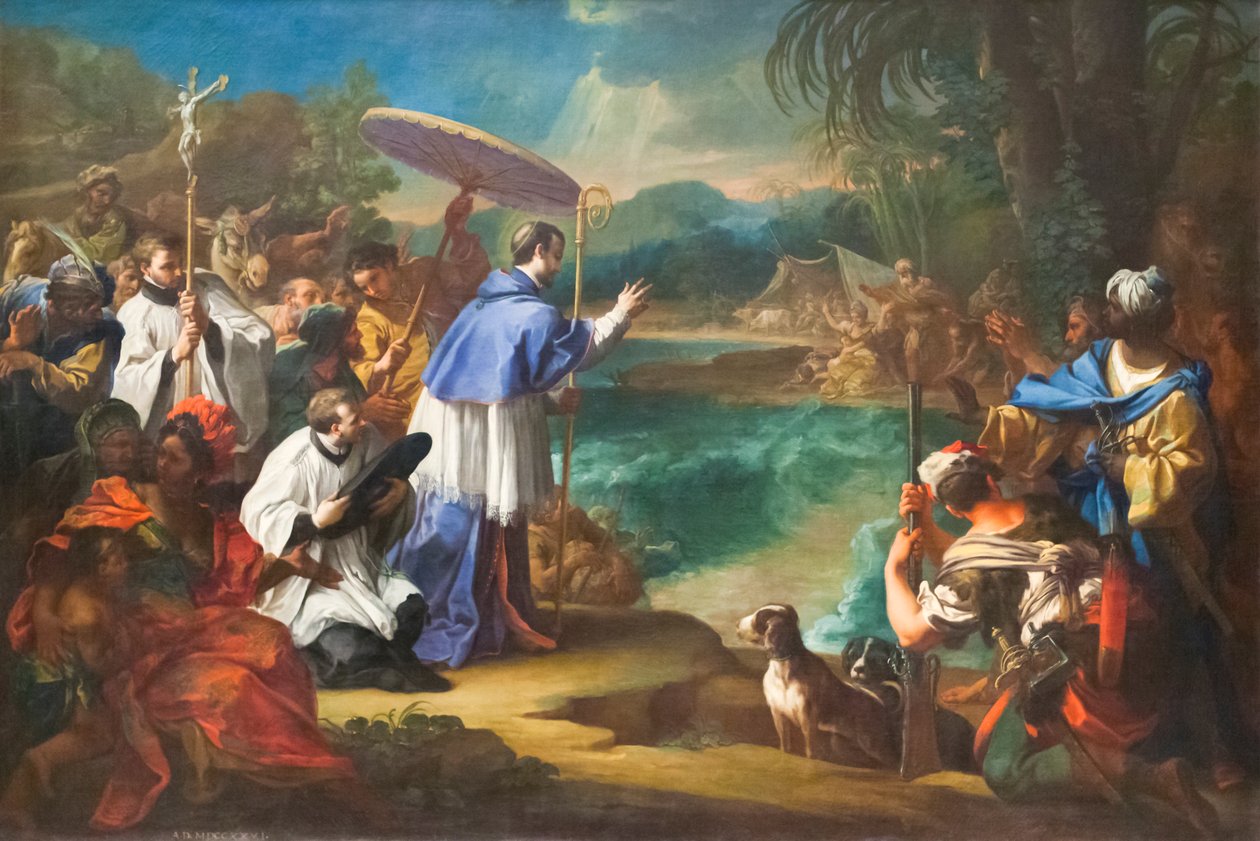 Cud Świętego Toribio autorstwa Sebastiano Conca