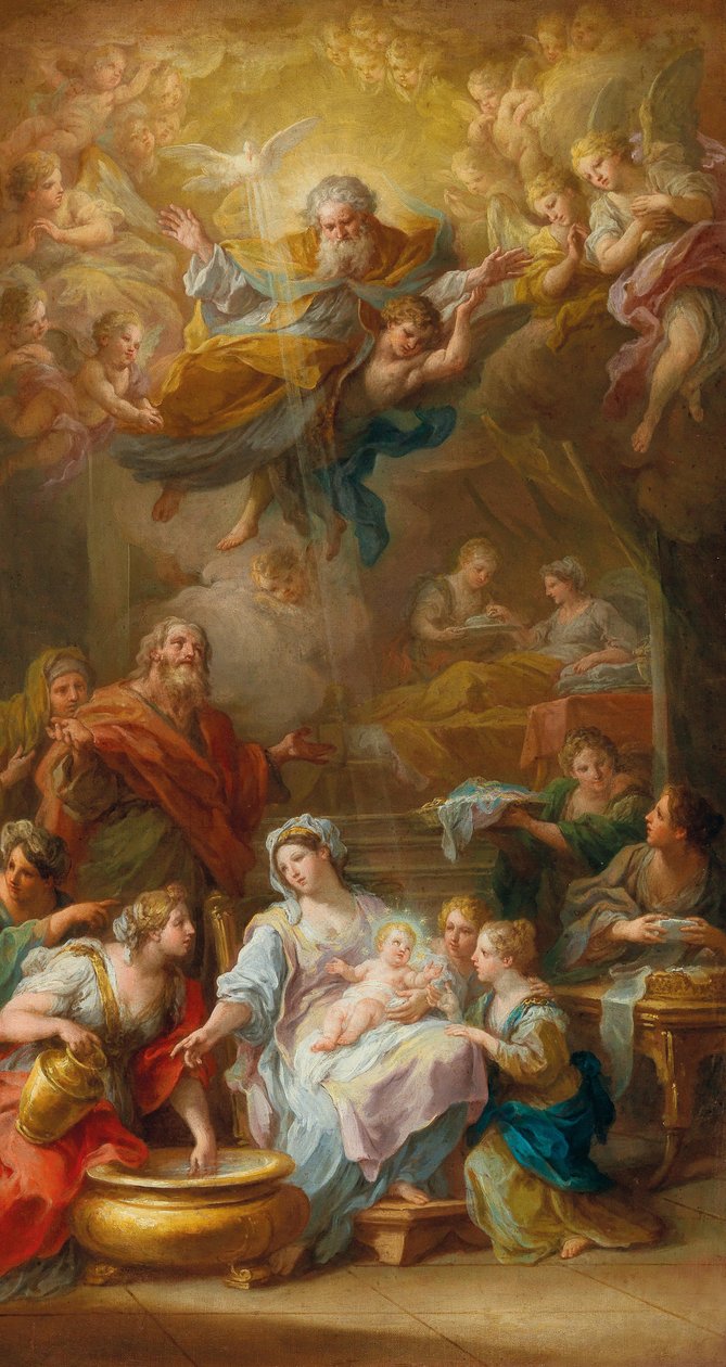 Narodzenia Najświętszej Marii Panny, 1756. autorstwa Sebastiano Conca