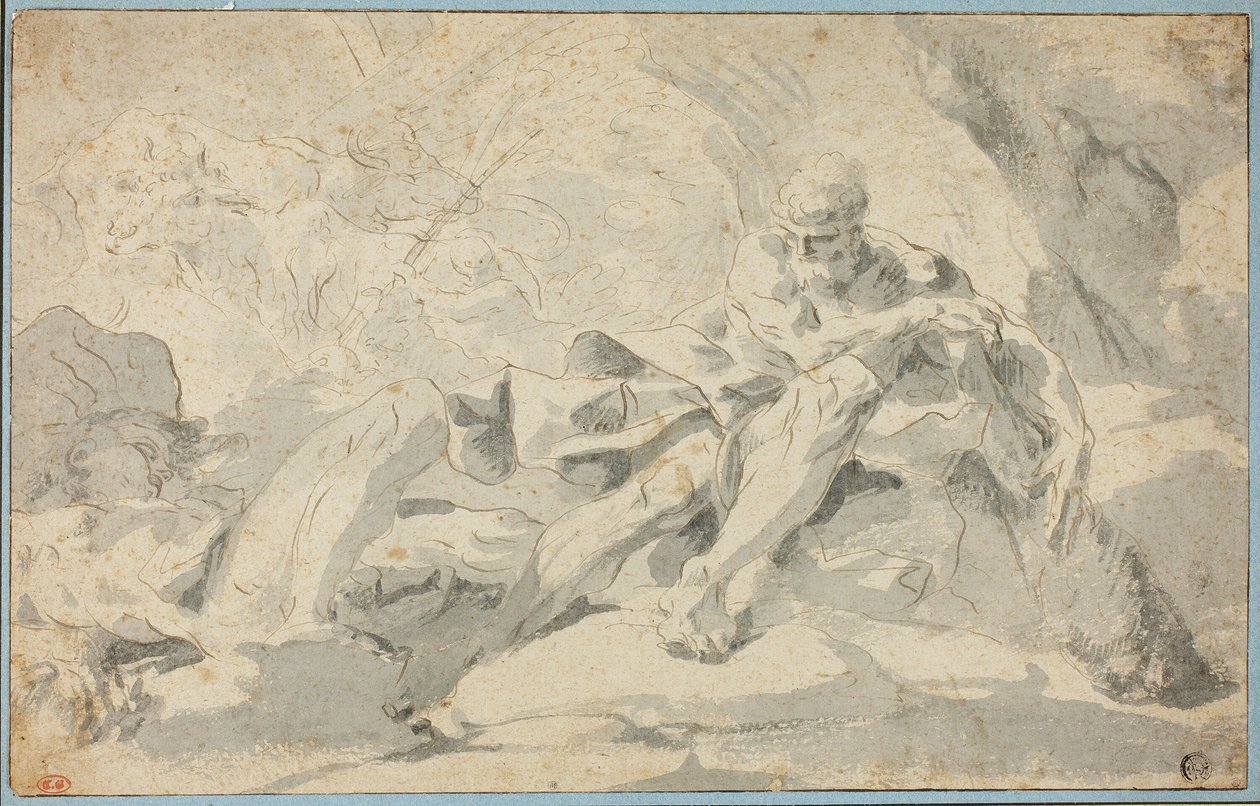 Herkules i Kakus autorstwa Sebastiano Galeotti