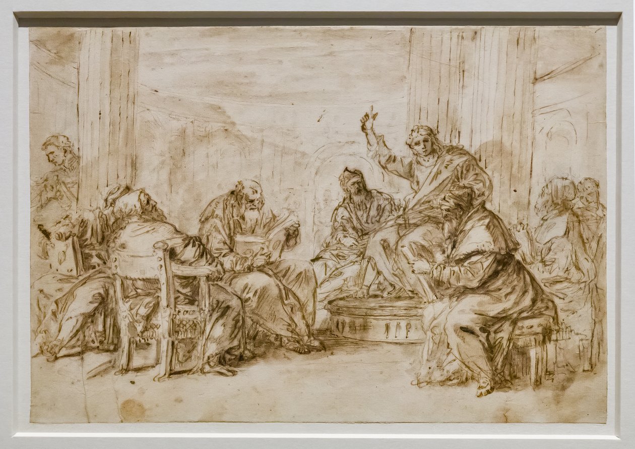 Chrystus wśród lekarzy autorstwa Sebastiano Ricci