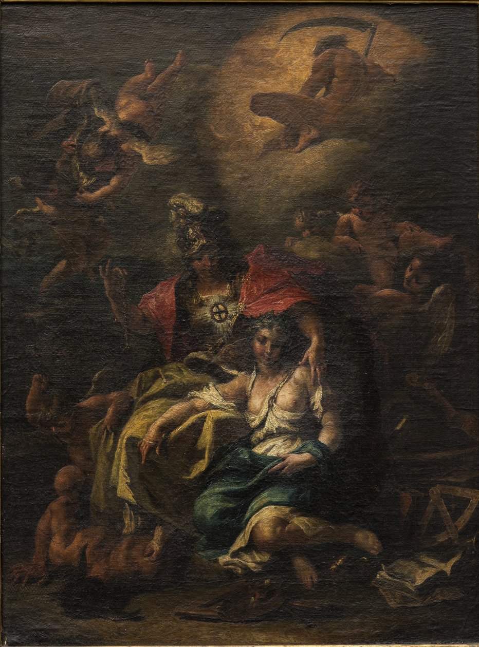 Minerwa (olej na płótnie) autorstwa Sebastiano Ricci