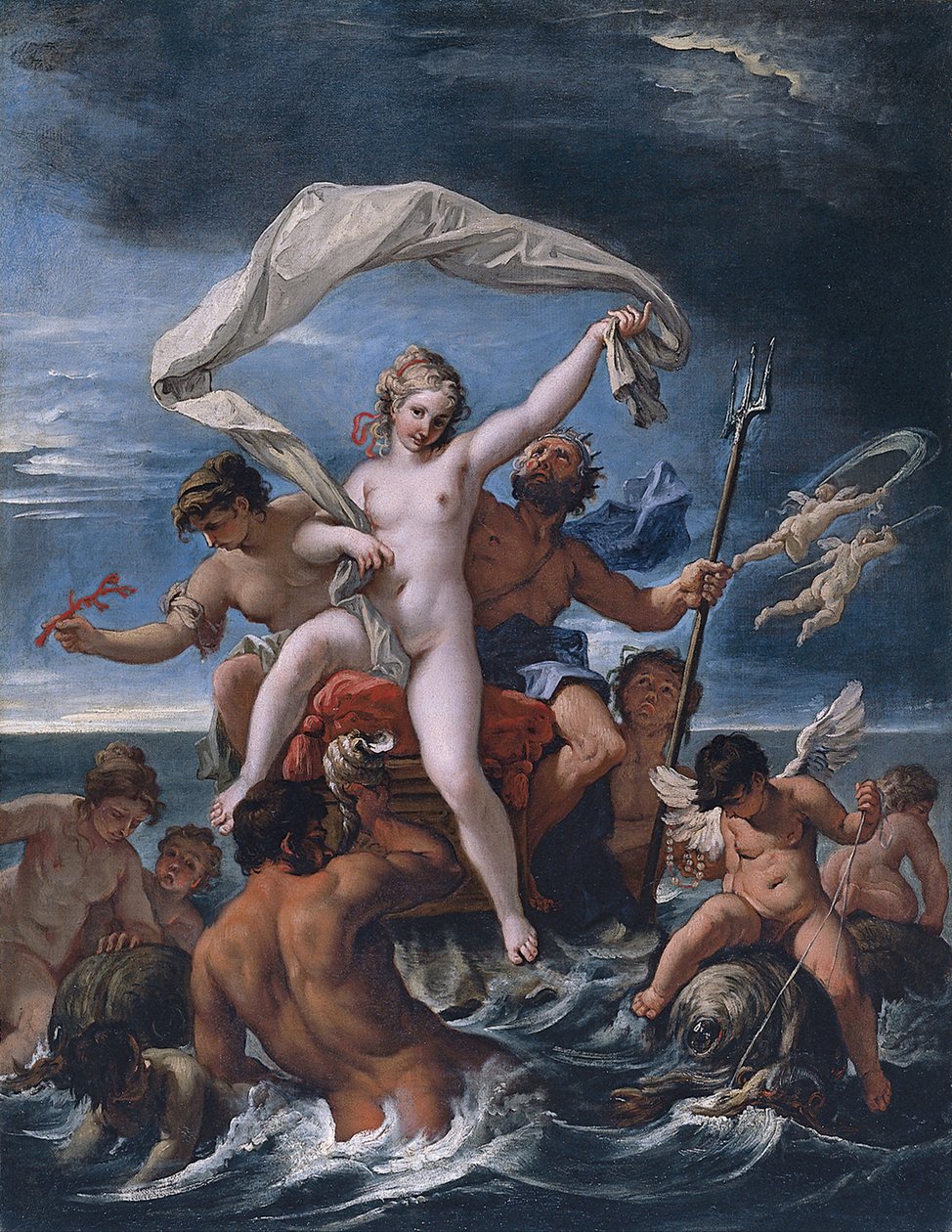 Neptun i Amfitryt autorstwa Sebastiano Ricci