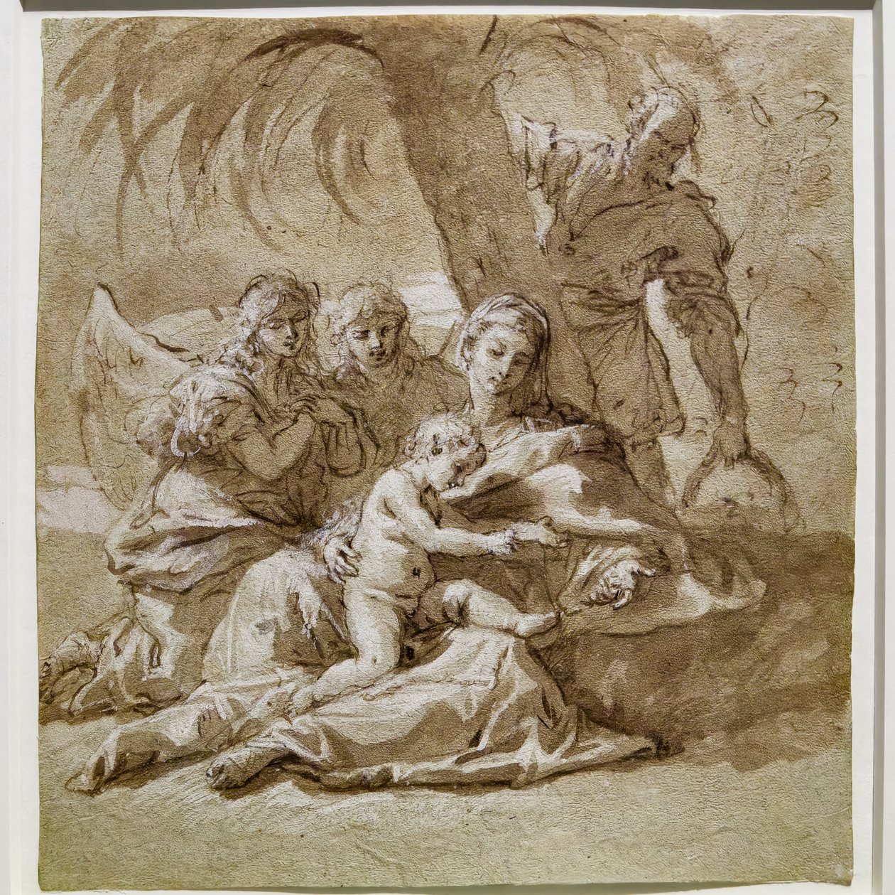 Odpocznij podczas ucieczki do Egiptu autorstwa Sebastiano Ricci