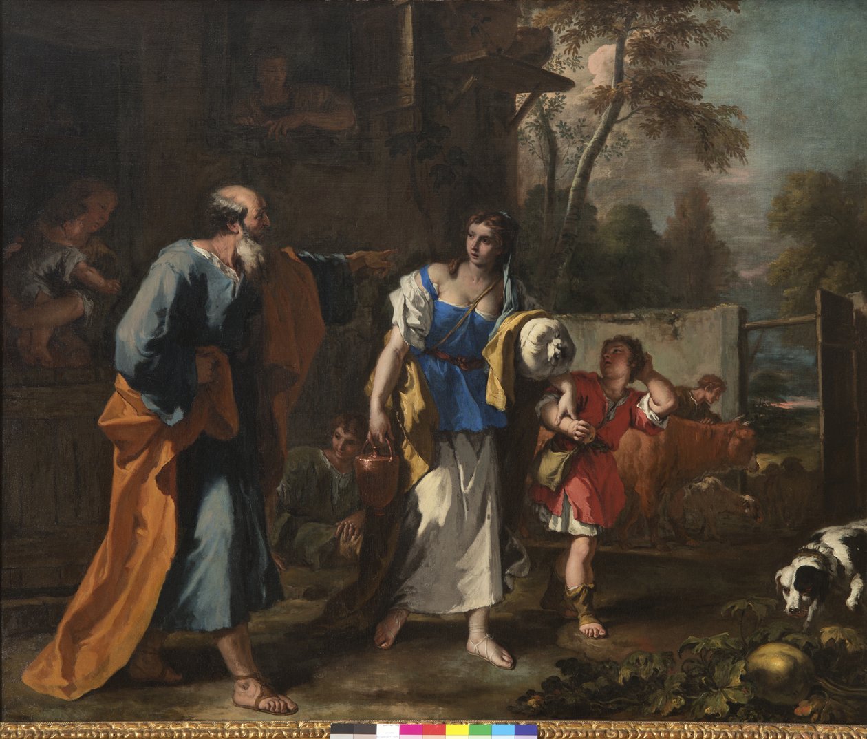 Ripudiation Hagar, c.1724 autorstwa Sebastiano Ricci