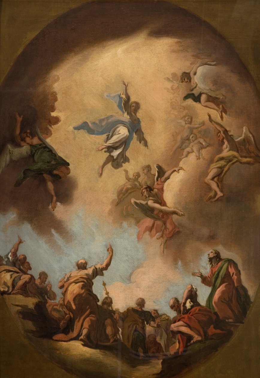 Wniebowstąpienie Chrystusa (olej na płótnie) autorstwa Sebastiano Ricci