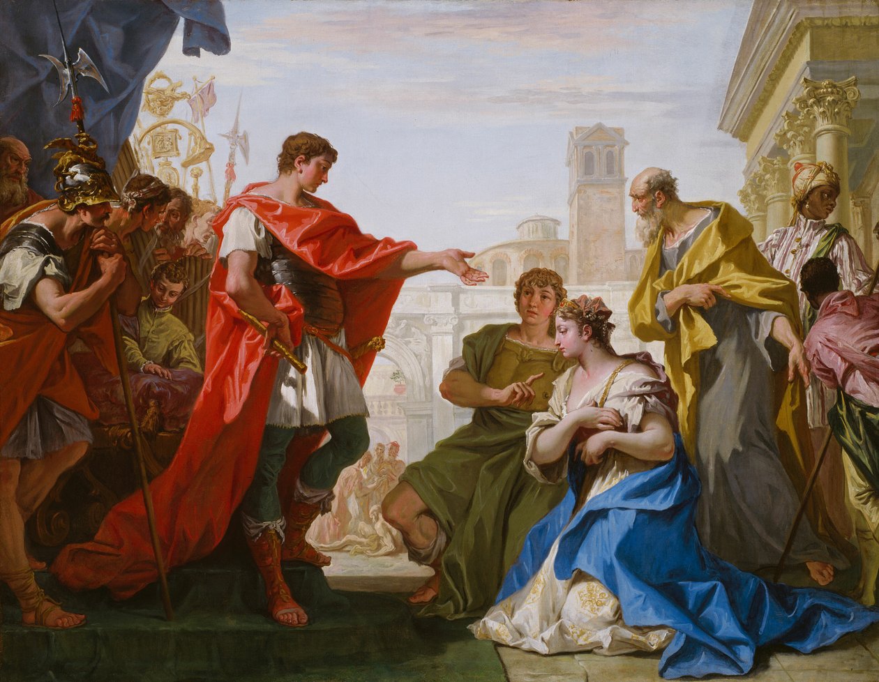 Kontynencja Scypiona autorstwa Sebastiano Ricci