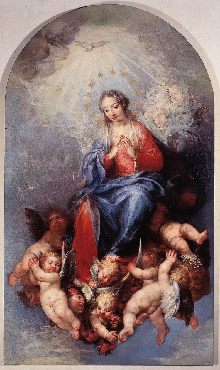 Niepokalana Dziewica Maryja (olej na płótnie) autorstwa Sebastiano Ricci