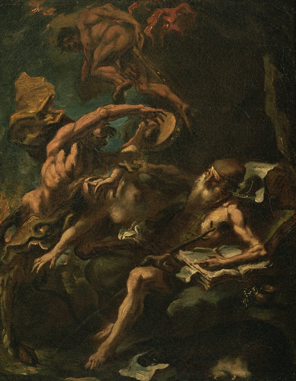 A Tentação de Santo Antônio (óleo sobre tela) autorstwa Sebastiano Ricci