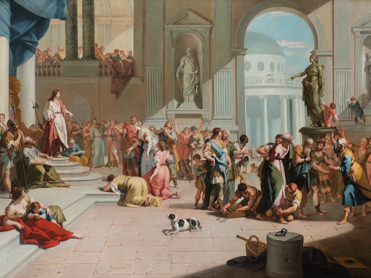 Wyzwolenie Zuzanny przez Daniela. autorstwa Sebastiano Ricci