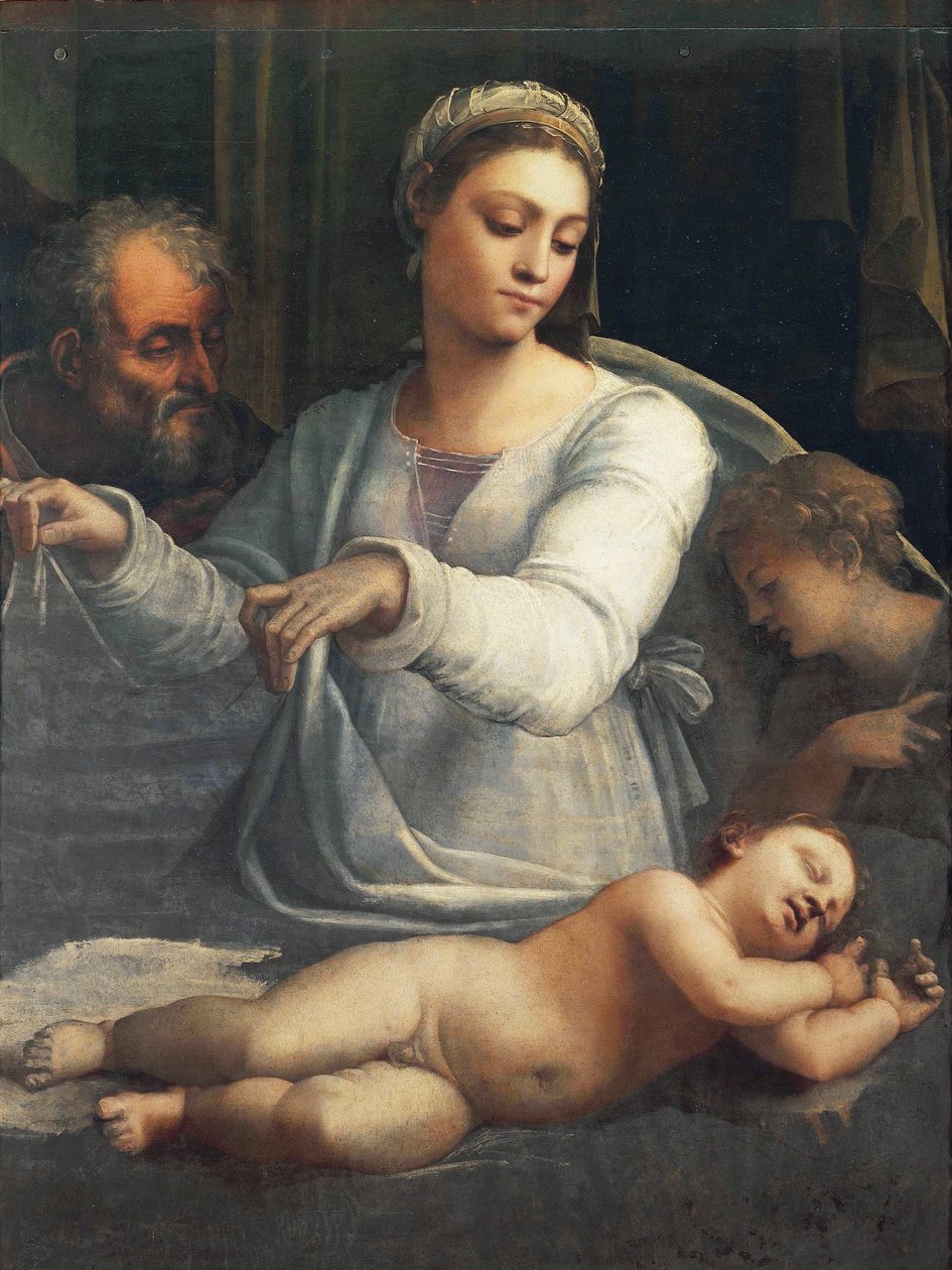 Madonna Zasłony autorstwa Sebastiano del (c.1485 1547) Piombo