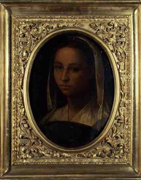 Portret dziewczynki (olej na płótnie) autorstwa Sebastiano del (c.1485 1547) Piombo