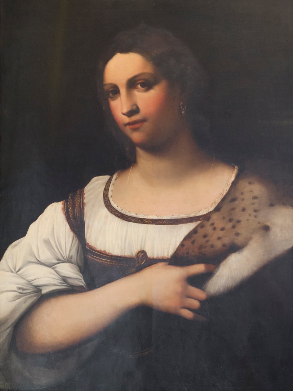 Portret kobiety, czyli Fornarina (olej na desce) autorstwa Sebastiano del (c.1485 1547) Piombo