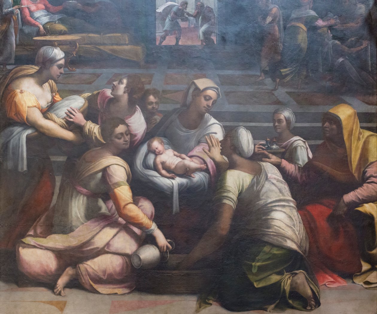 Narodzenia NMP autorstwa Sebastiano del (c.1485 1547) Piombo