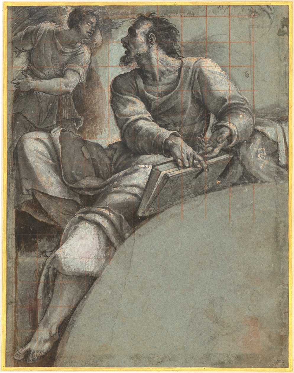 Prorok skierowany przez anioła autorstwa Sebastiano del Piombo