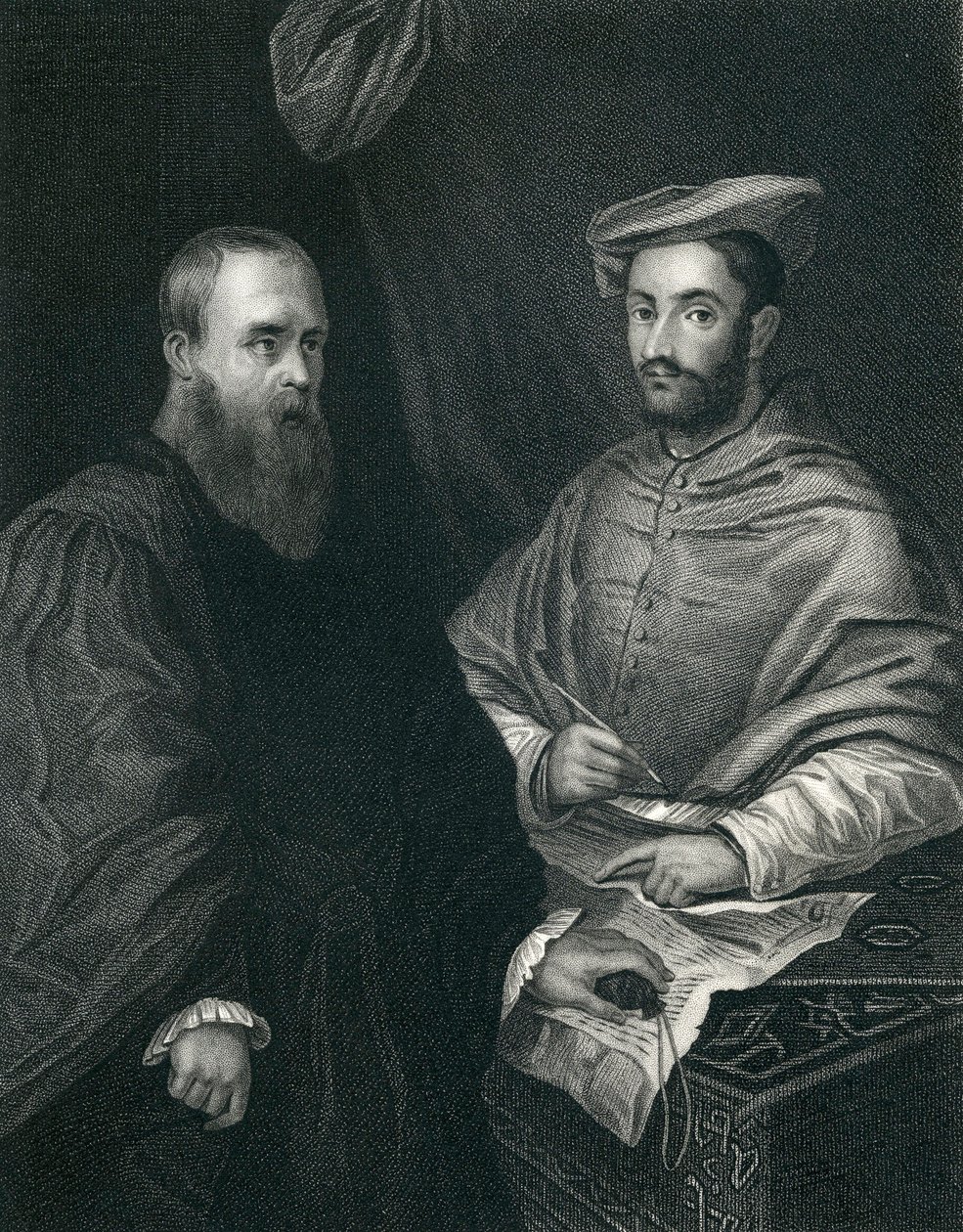 Kardynał Hippolito De Medici i Sebastiano Del Piombo autorstwa Sebastiano del Piombo