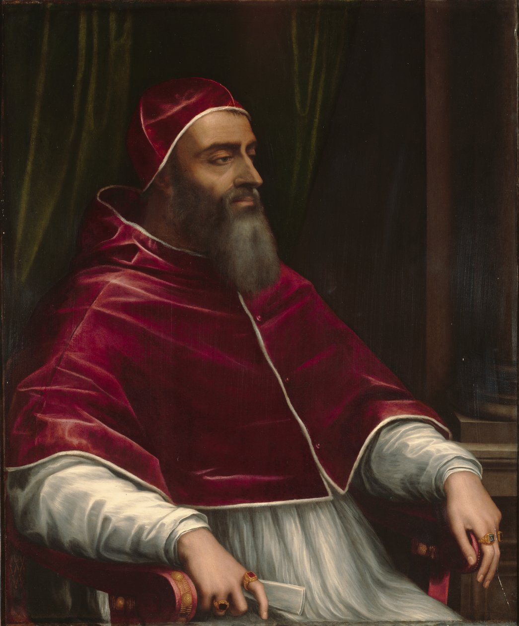 Papież Klemens VII autorstwa Sebastiano del Piombo